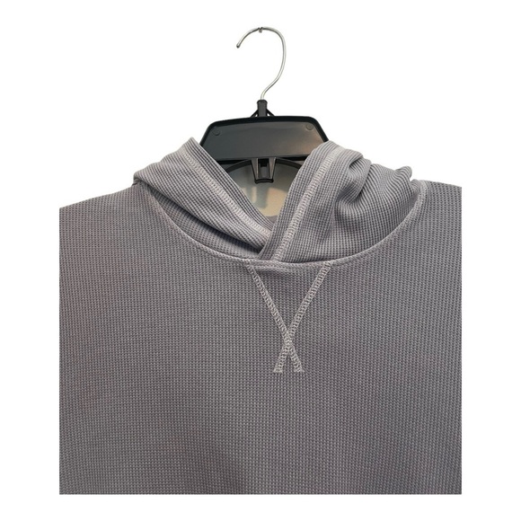 TREASURE & Bond gray thermal lightweight hoodie - Picture 5 of 11